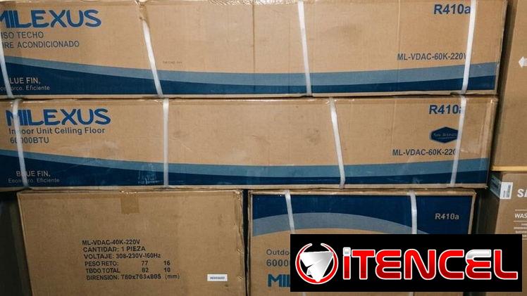 ❄️⚡ AIRE ACONDICIONADO PISO TECHO MILEXUS 5 TONELADAS (60,000 BTU)