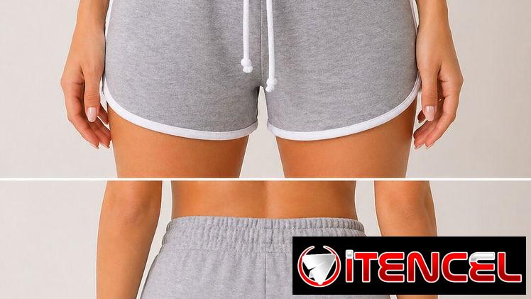 Camisetas y shorts deportivos para mujer