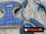 Pechera con correa talla S para mascotas