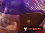Casco integral azul