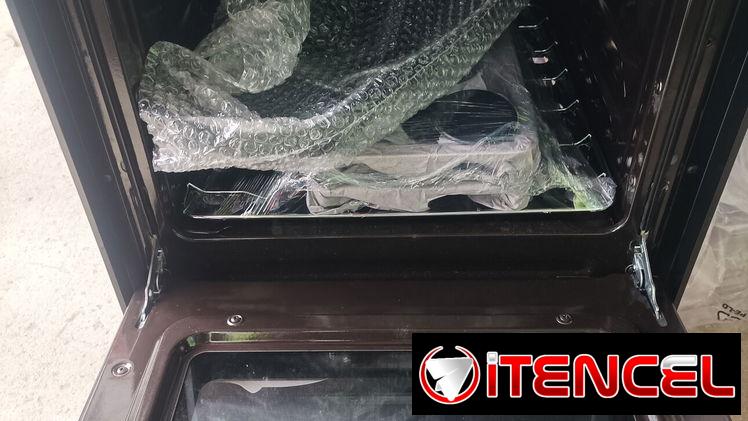 Vendo Cocina gas horno, Royal, 4 hornillas, 24″, magneto, luz en el horno, tapa de cristal -mensajería gratis y garantía
