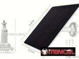 Panel solar para cámaras, celulares, tablets, powerbanks, ajustable a 360 grados y con varios conectores