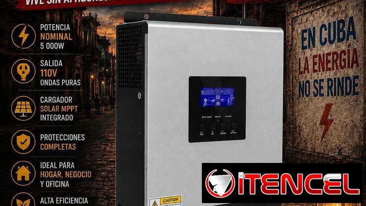 ➡️ Inversor hibrido de 5 kw y 24v  con factura.