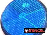 Par de Círculo Reflector para moto (Azul, Rojo, Amarillo y Plateado)