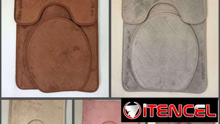 Alfombras para baño 3 piezas (cv)