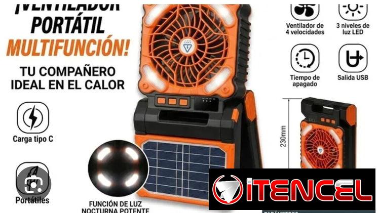 Ventilador recargable