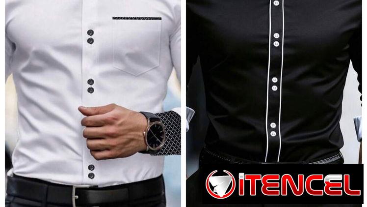 🧣🧣Camisa de Mangas largas para hombre