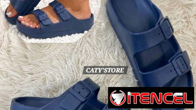 Sandalias de goma