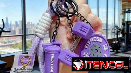 📌 Llavero fitness ✨ Ideal para amantes del gimnasio y la vida saludable. 💪 Diseño divertido y resistente. 🎁 Perfecto