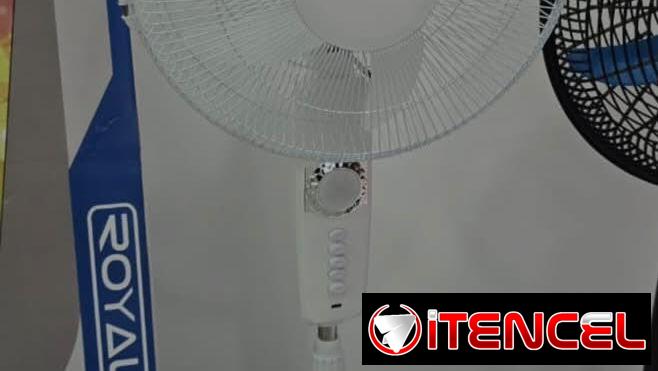 Ventilador recargable de pedestal milexus