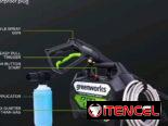Hidrolavadora profesional Greenworks 1700psi nueva en su caja-160usd