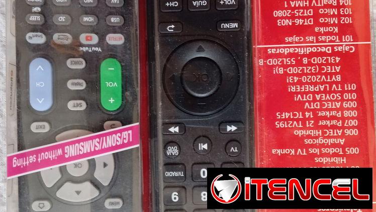 Mando para televisores y cajita