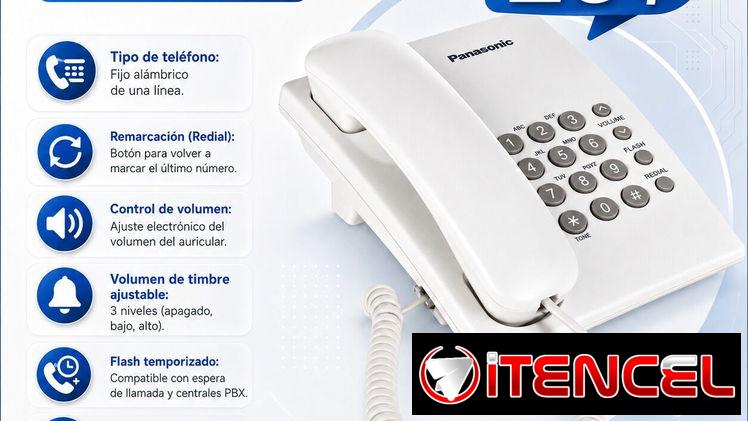 TELÉFONO PANASONIC KX-TS500LX1W