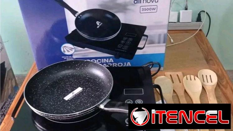 Estufa infrarrojo All Novu con Sartén y 4 utensilios
