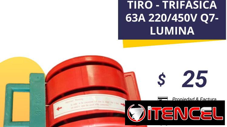 CUCHILLA DOBLE TIRO – TRIFÁSICA 63A 220/450V Q7-LUMINA