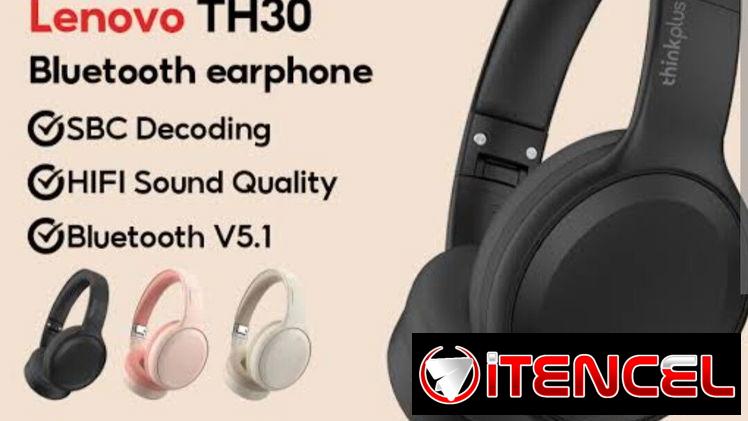Cascos Lenovo Thinkplus TH30 Wireless, stereo Bluetooth 5.3