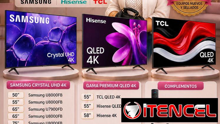 📺🔥 TV 4K y QLED 2026 NUEVOS SELLADOS | EN CAJAS CON GARANTÍA LAURIMAX ENERGY SAMSUNG HISENSE TCL INSIGNIA W 54389456