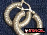 Argollas de plata ITALY 925 (4 gramos c/u)