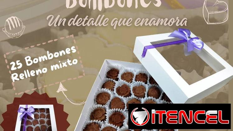 Chocolates Alile! Caja de Regalo con 25 bombones