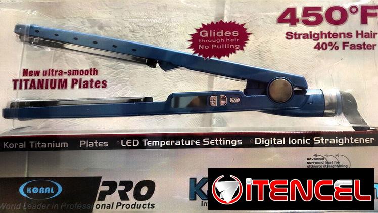 Plancha de titanio 450 grados NUEVA EN SU CAJA 3000 W y secadora profesional