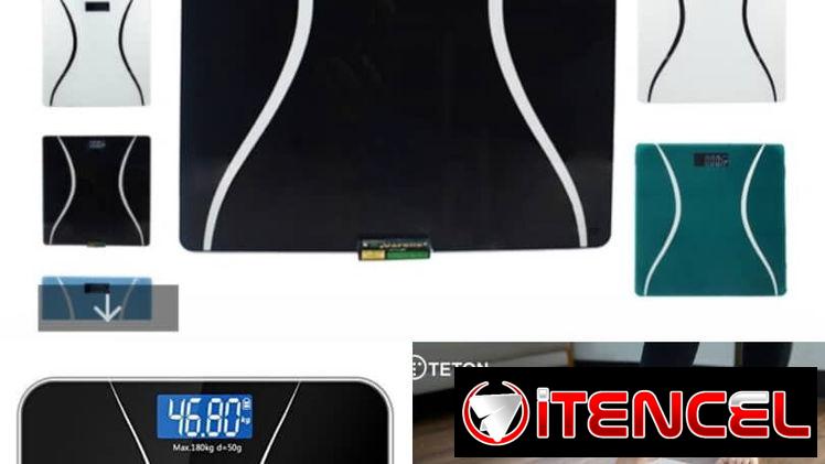 Pesa personal o báscula con sensor de temperatura. Peso máximo 366lb