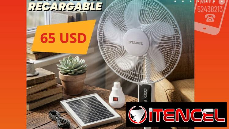 Ventilador recargable