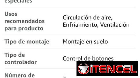 ⭐ Ventilador de Pie con batería de Litio ⭐