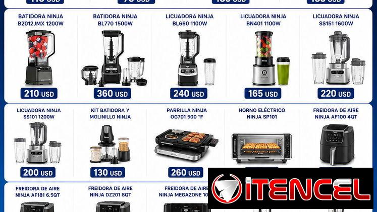 ELECTRODOMÉSTICOS DISPONIBLES