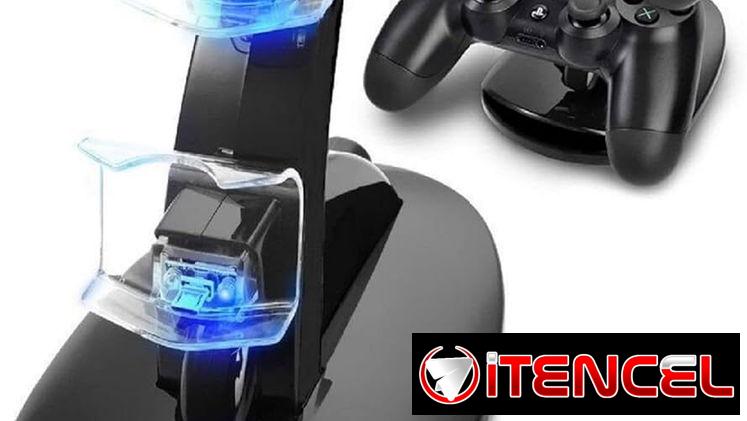 Mandos y bases de carga ps4