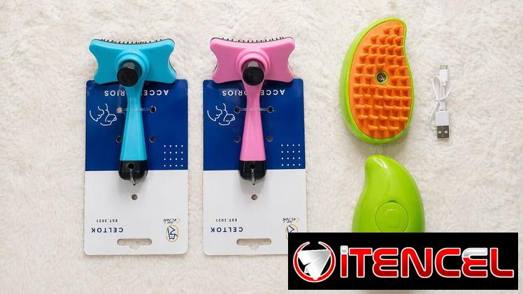 Cepillo vaporizador para mascotas