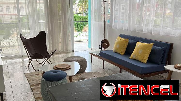 Renta lineal ( apartamento en el vedado ) calle calzada