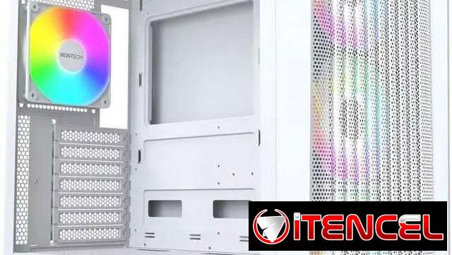 🎮 Chasis Montech X5 White 🎮 GPU Support🔹E-ATX🔹4xFan ARGB🔹2xHDD🔹3x140mm🔹1xUSB3🔹1xUSB-C🔹1xUSB2🔹360mm Front 📦0km