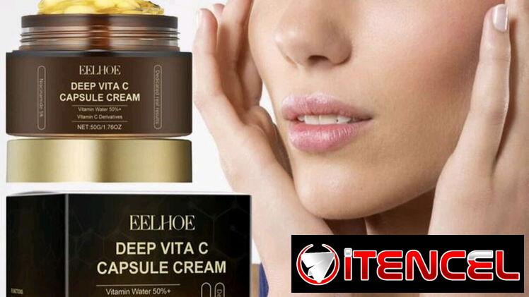 Crema hidratante con Vit C en cápsulas