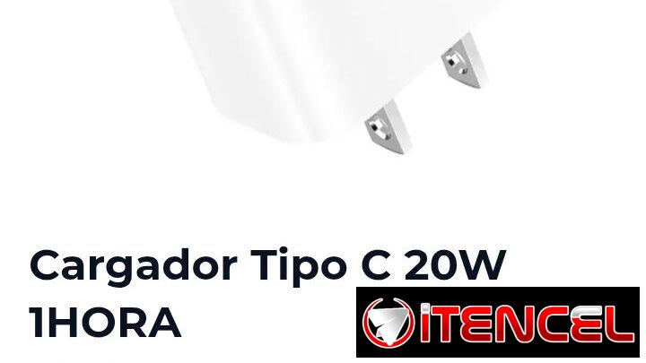 Cargador Tipo C 20W 1HORA