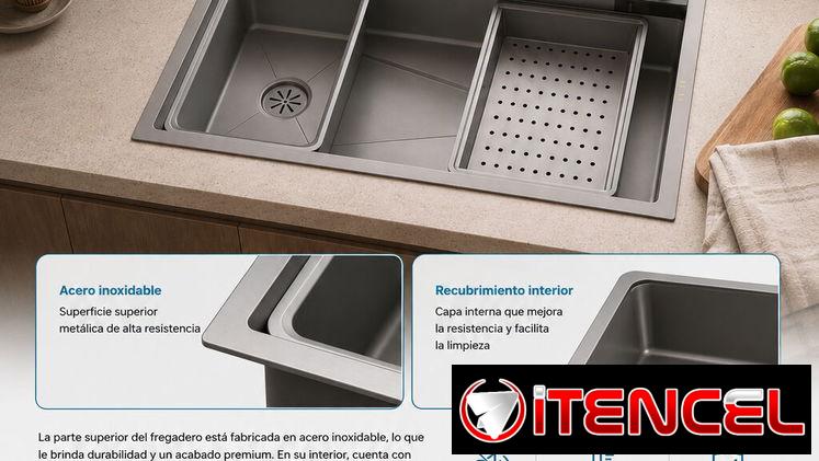 Fregaderos de acero inoxidable (CV)