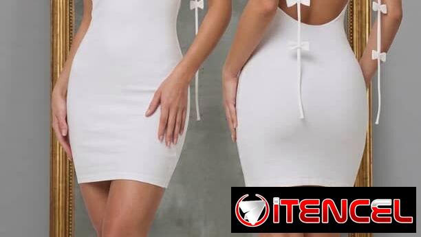 🎀 Vestidos Cortos De Adornos con Lazos 🎀
