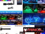 Sistema de LED decorativas RGB para motocicletas luces neón coloridas