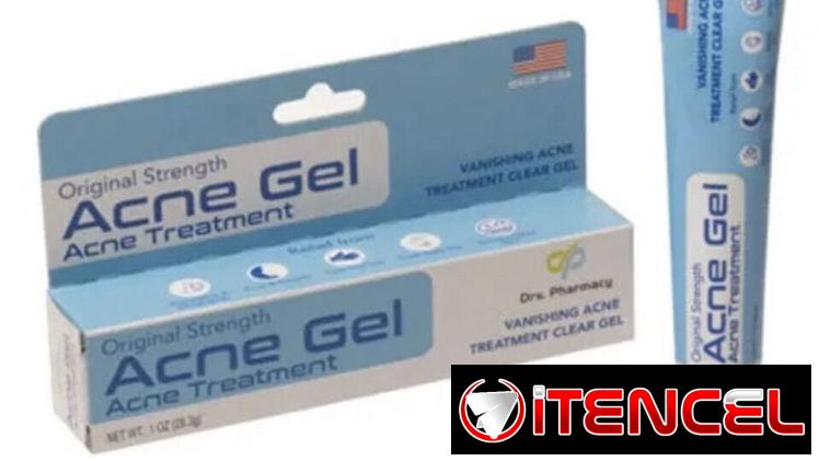 Gel transparente para acné