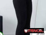 Pantalones negros, anchos