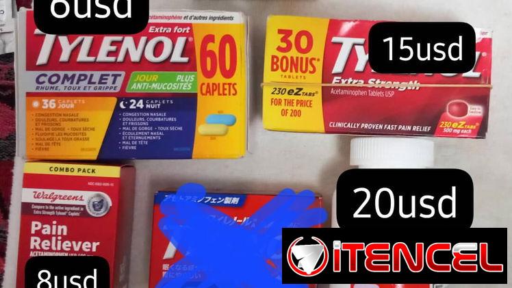 Vendo estos Tylenol de adulto y de niño.