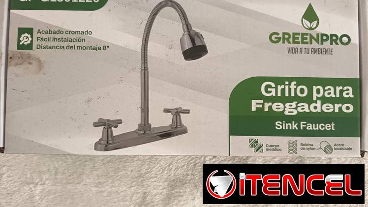 Grifo fregadero doble cuello flexible GP 1220 (CV)
