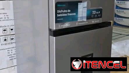 *Refrigerador Hisense de 7.3 pies³ 👣con dispensador de agua*  ❌ *No es congelación seca*  – Precio 335 USD