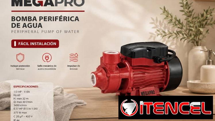 Bomba Periférica de Agua MEGAPRO 1/2 HP