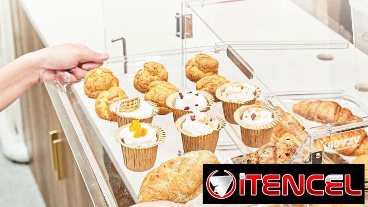 Expositor – Vitrina de Acrílico para dulces 3 divisiones