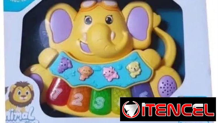 Pianos musicales con luces y sonidos de animales de granja 🎹 Juguete Didactico para los bebés in