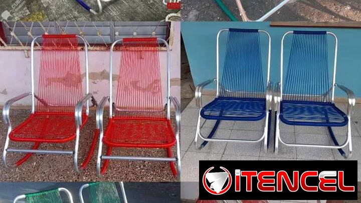 Sillones de madera, suisa, y tapizados