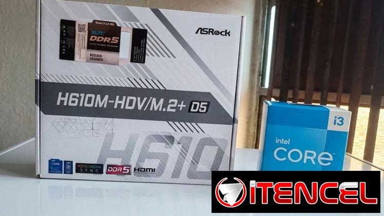 kit de PC I3 13100 y H610M vendo o cambio por tarjeta gráfica