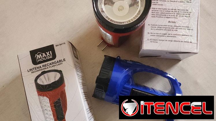 LITERNA RECARGABLE SOLAR
