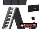 Piano eléctrico plegable de 88 teclas para llevar de viaje – Teclado de piano plegable – Piano digital y piano digital