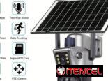 Cámara solar vigilancia exterior 8Mpx/ 2 cámaras